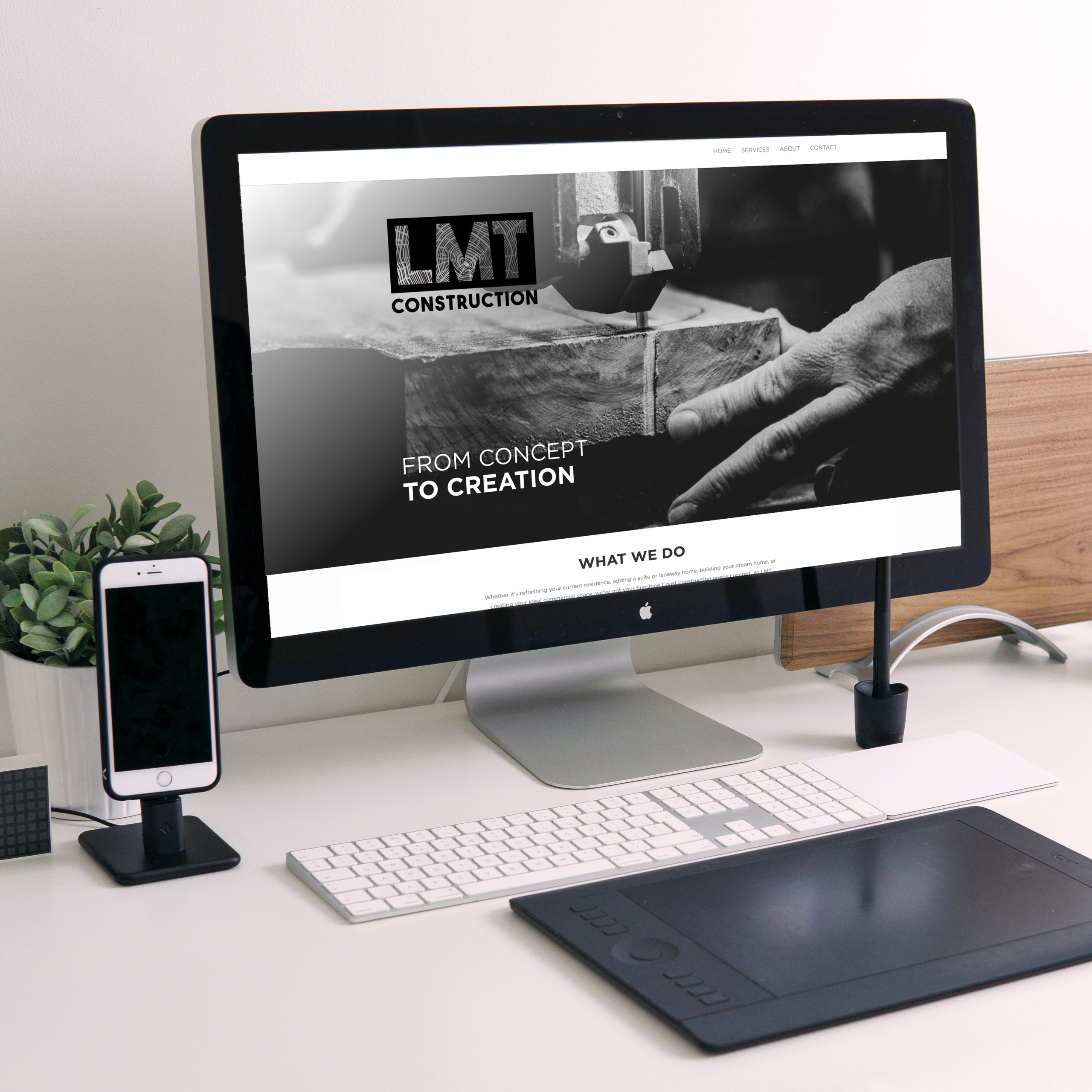 LMT Construction Website - Square